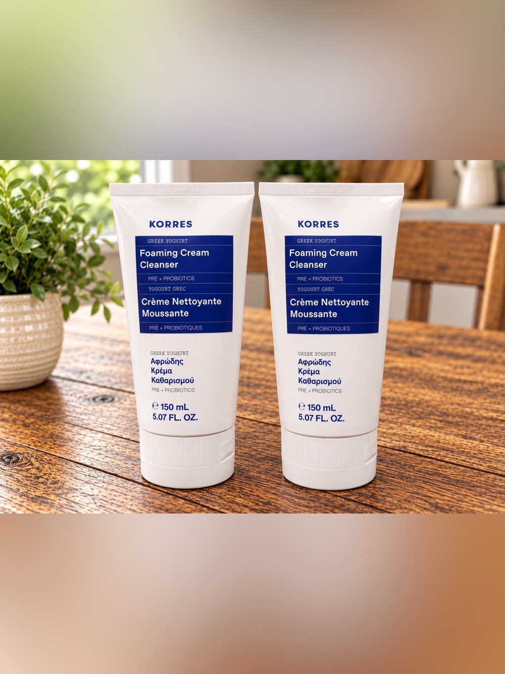 2x Korres foaming cream cleanser full Size Brand New Sealed